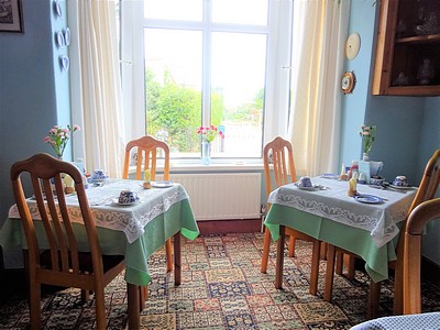 Continental breakfast is served every morning