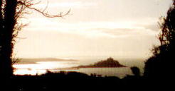 St.Michael's Mount from the hill above Gulval